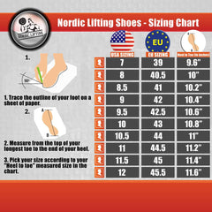 Blue Powerlifting Shoes Megin