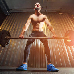 Blue Powerlifting Shoes Megin