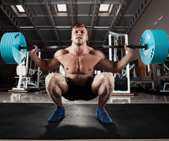 Blue Powerlifting Shoes Megin